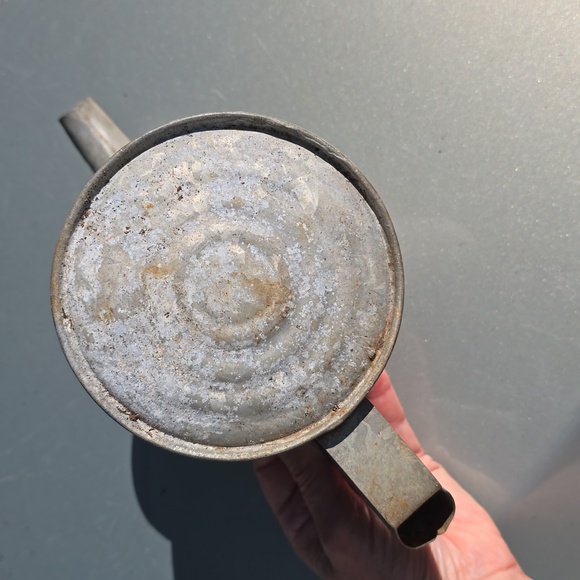 Vintage Railroad Oil Can NYC - PA galvanized metal 1 qt Rustic - Picture 4 of 5